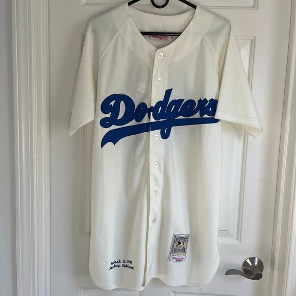 Brooklyn Dodgers Jackie Robinson Throwback Jersey - Picture 1 of 7